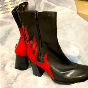 Original Harley Davidson zip up boots never worn